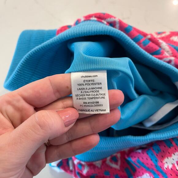 Chubbies Athletic Shorts Pink and Blue Size XL‎ - Picture 6 of 6